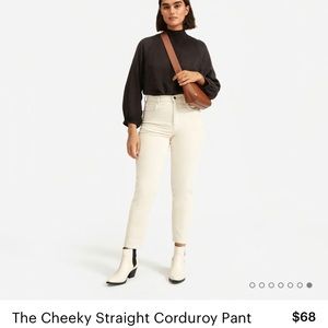 Everlane Cheeky Straight Corduroy Pant Size 27